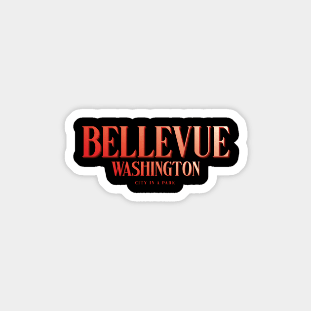 Bellevue Sticker by zicococ